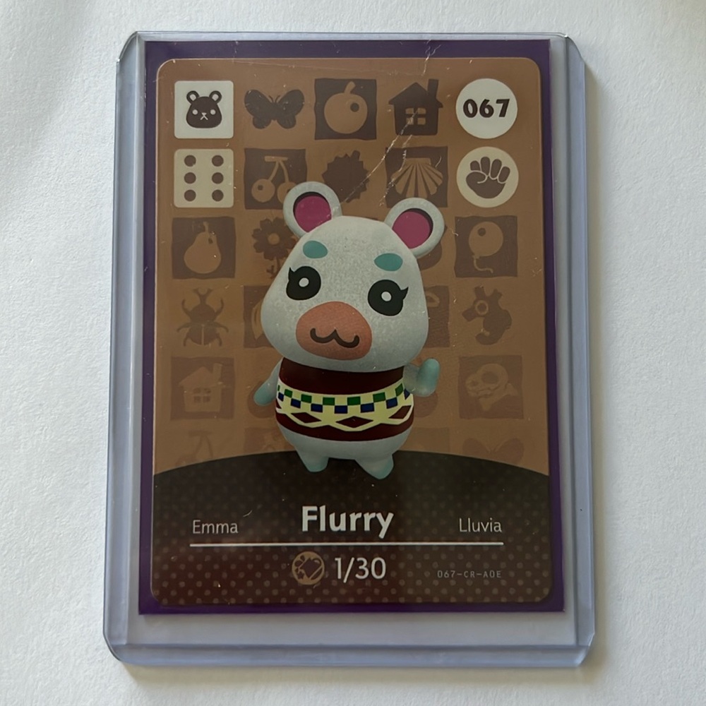 Animal Crossing Amiibo Card - Flurry